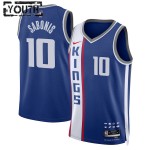 Maillot NBA Sacramento Kings Domantas Sabonis Nike 2023-24 City Edition Bleu Swingman - Enfant
